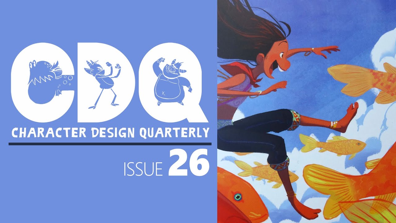 CDQ ISSUE 26 • Character Design Quarterly Magazine by 3DTotal Publishing - Click Look Unboxing