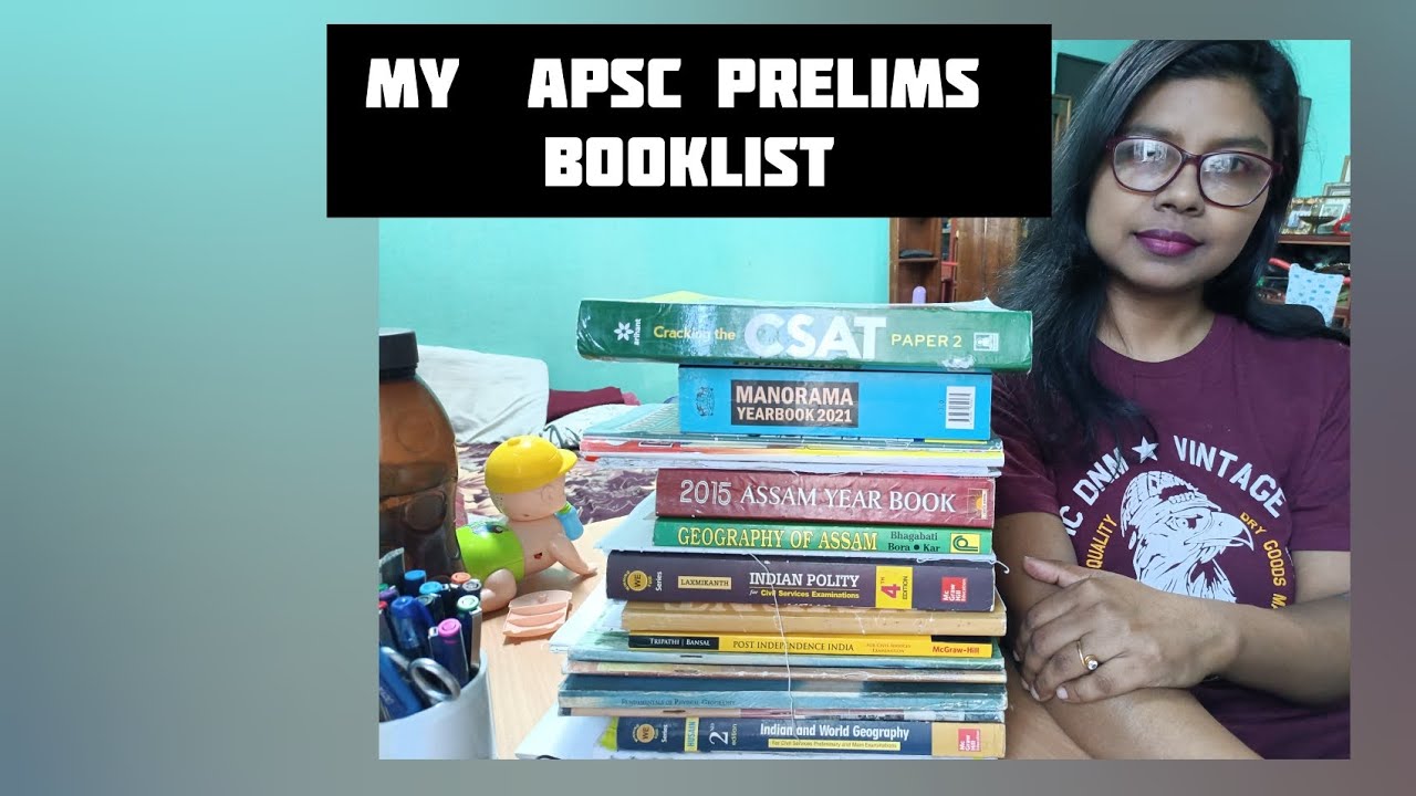 Books for APSC Prelims|| What am I studying for my APSC PRELIMS|| Requested video