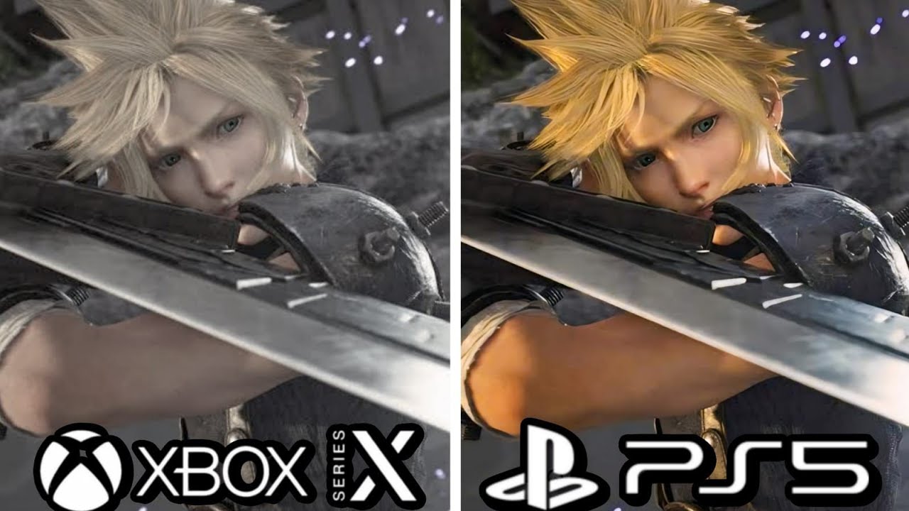 Сравнение графики Final Fantasy 7 Remake на PS5 и Xbox Series X