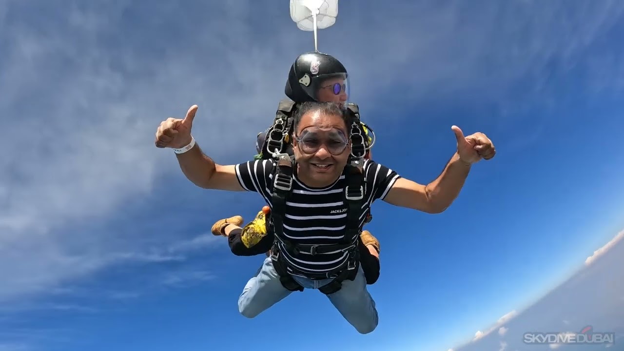 Jumped out of a plane from 13,000 feet...!!! 