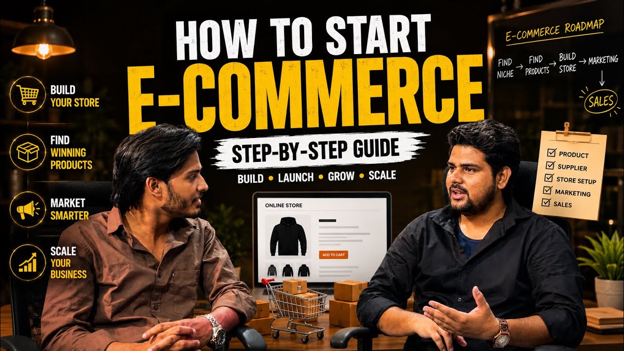 🚀 How To Start E-Commerce in 2026 | Complete Step-by-Step Guide for Beginners Podcast 