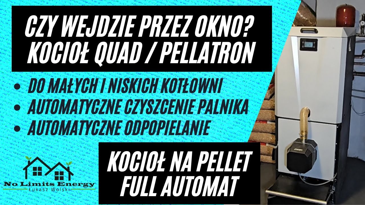 Kocioł na pellet Quad , Pellatron -  Kocioł dla Małych Przestrzeni | Montaż Przez Okno w Kamienicy