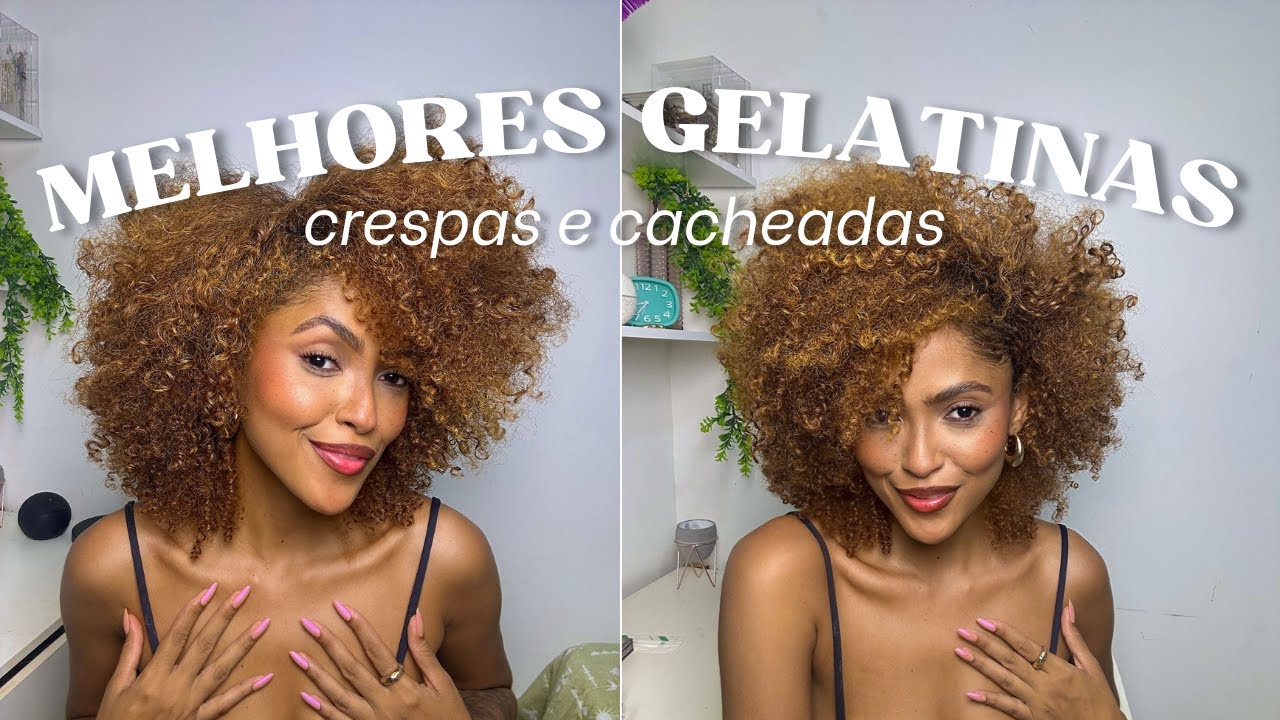 MELHORES GELATINAS PARA FINALIZAR SEU CABELO CACHEADO