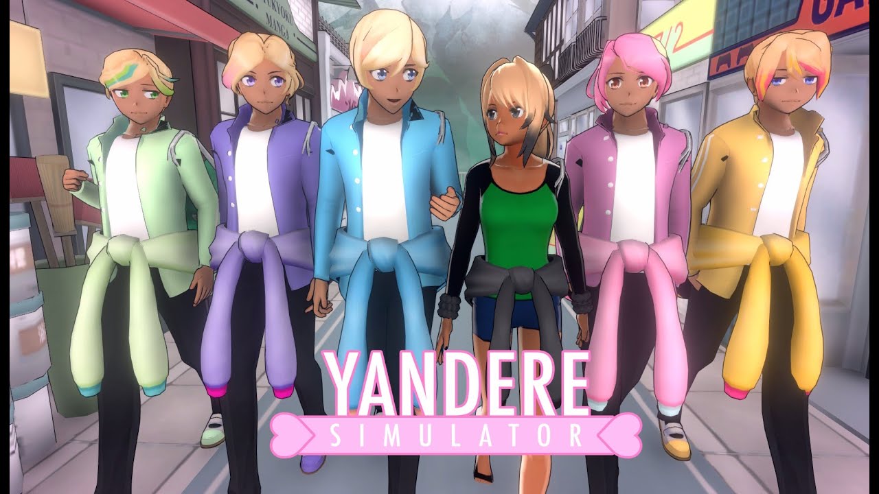 Mean Boys x Ayano (Reverse Harem) | Yandere Simulator