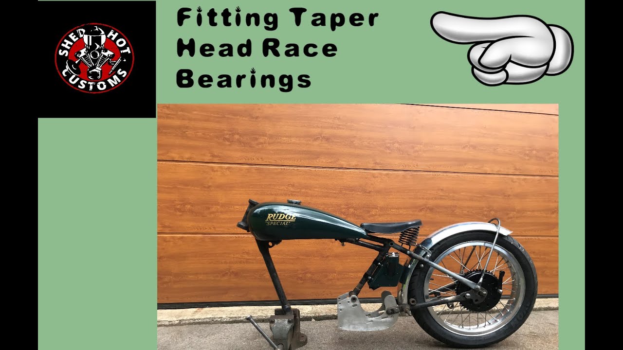 How to upgrade to Taper Steering Head Bearings on my 1939 Rudge Special