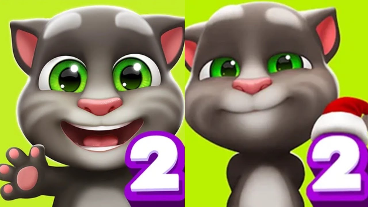 My talking tom 2 vs my talking tom 2 lite 🧡🥰🥰🥰