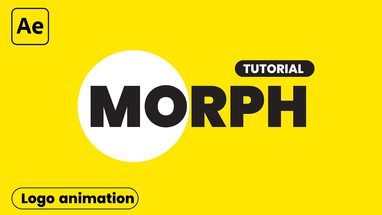 Basic Morphing Logo Animation in After Effect | psstudio | Motion | #logoanimation #motiongraphics