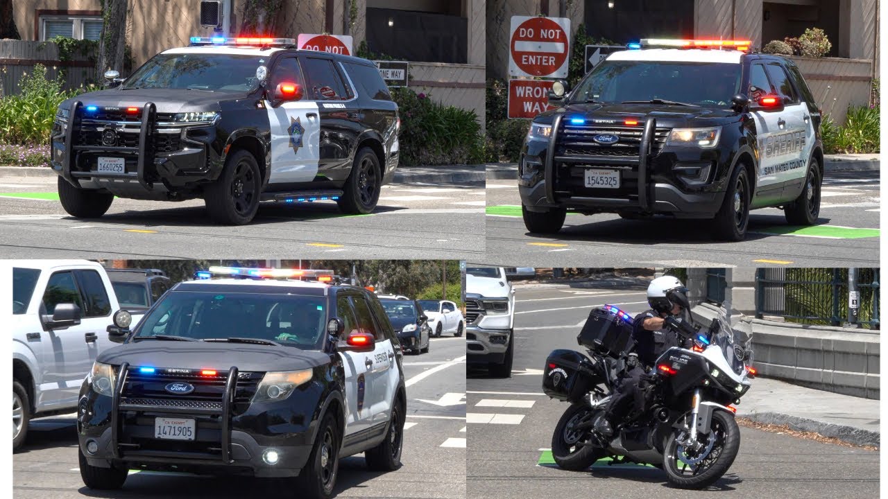 Major Response! San Mateo Police, Brisbane Police, And Sheriff Responding Code 3 to Armed Robbery.