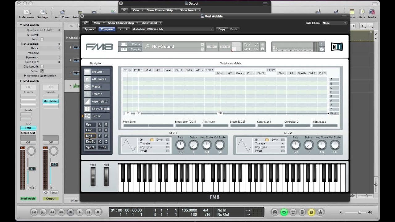 Dubstep With FM8 - The Wobble Bass