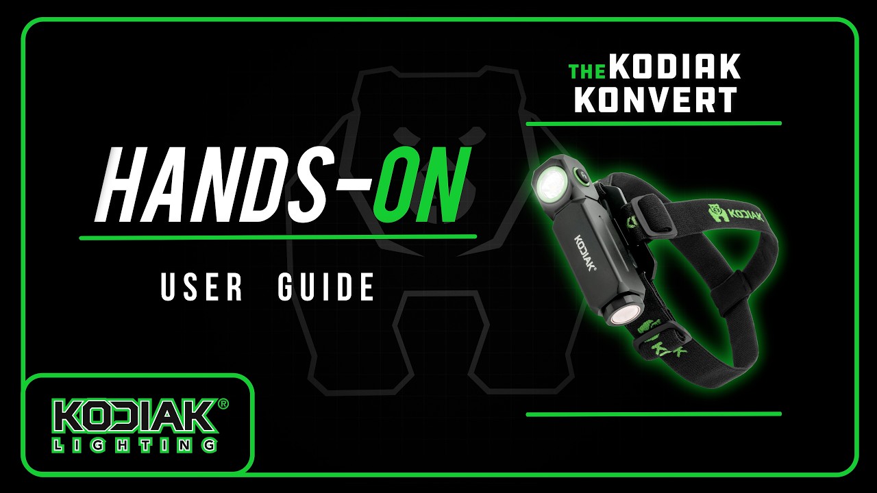 KODIAK KONVERT Headlamp HANDS ON Demonstration