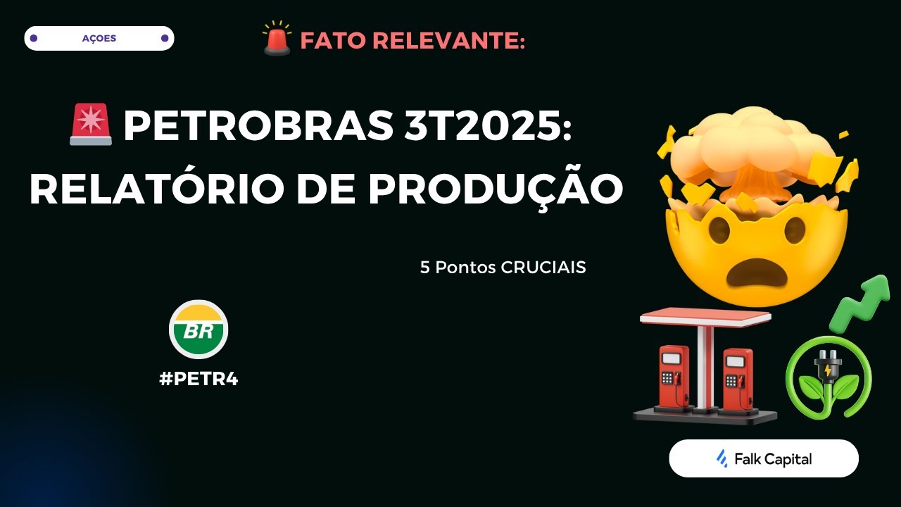 🚨 PETROBRAS 3T25: Quebra de Recorde e A MAIOR PRODUTORA de Petr&oacute;leo do Brasil! O que muda em PETR4?
