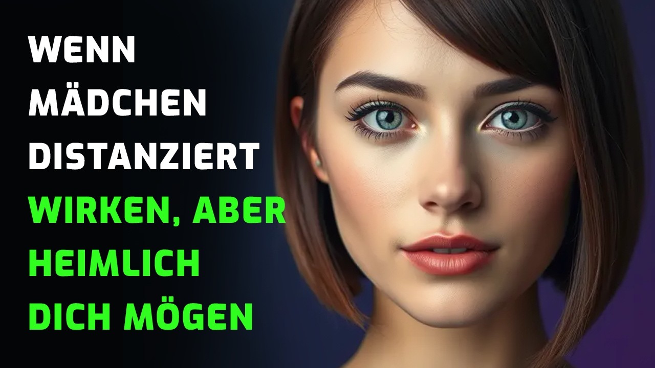 Mädchen tun DAS, wenn sie dich mögen, aber sich distanziert verhalten.