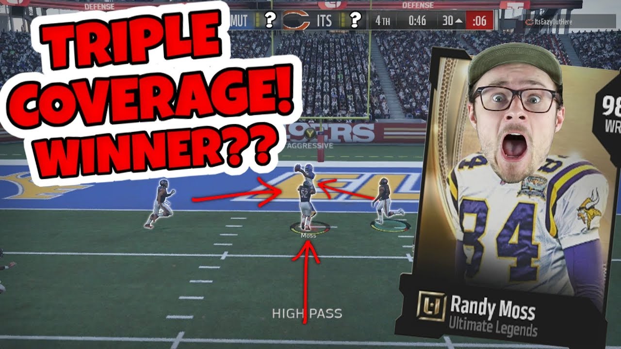 RANDY MOSS PROVES THAT HE'S THE BEST CARD IN THE GAME WITH THIS ONE PLAY!! Madden RTE