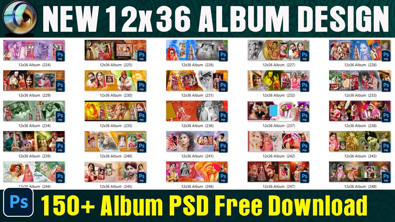 150+ Free Wedding Album PSD |12x36 Album design free download wedding psd design | Alok Tech Support