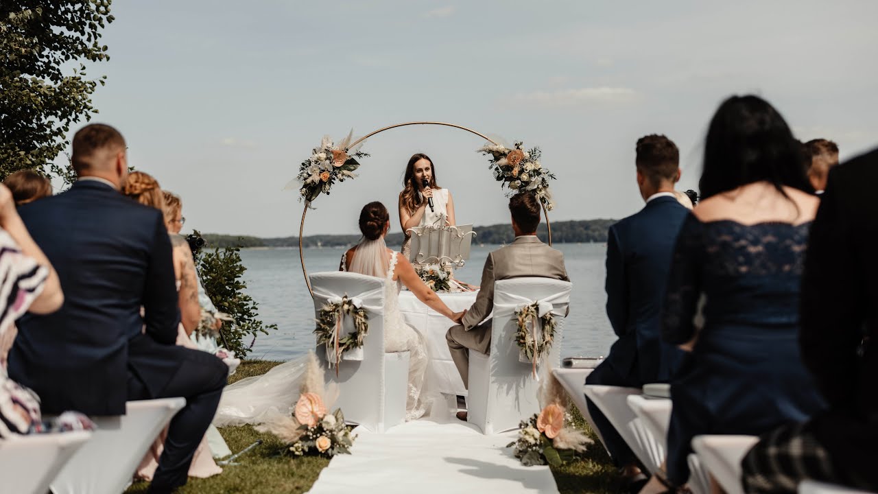 Romantische Trauung und Hochzeit am Werbellinsee in Brandenburg | Hochzeitsvideo | Hochzeitsfilm