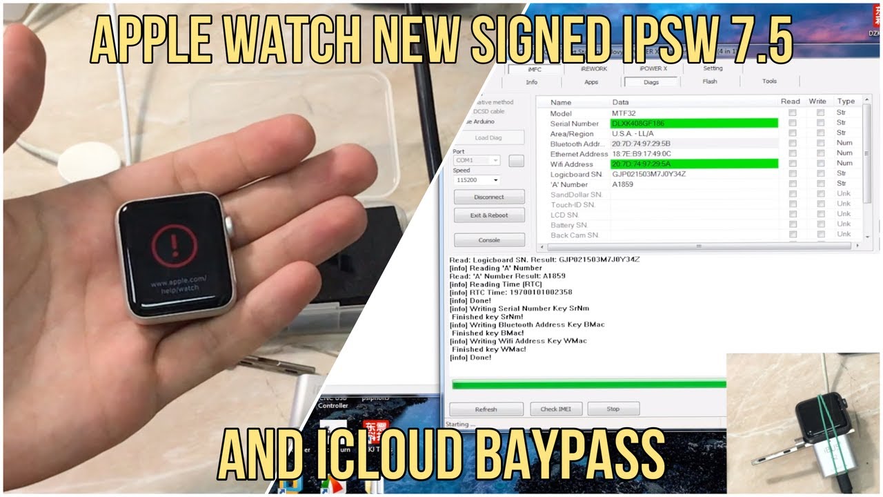 How To Remove/Bypass iCloud on Apple Watch Series 7000 To Series 3 On WatchOS 8.4.2 (Unsigned)