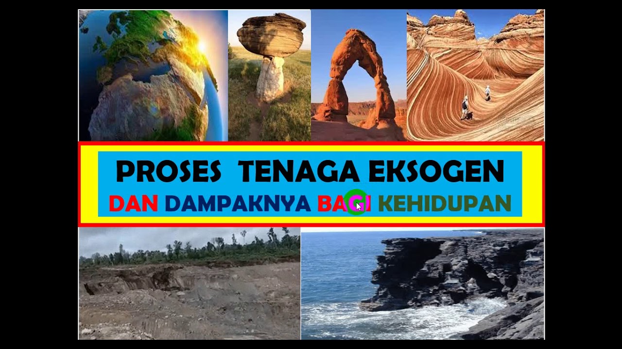Geo X. 23. Tenaga Eksogen dan Pengaruhnya Terhadap Kehidupan.