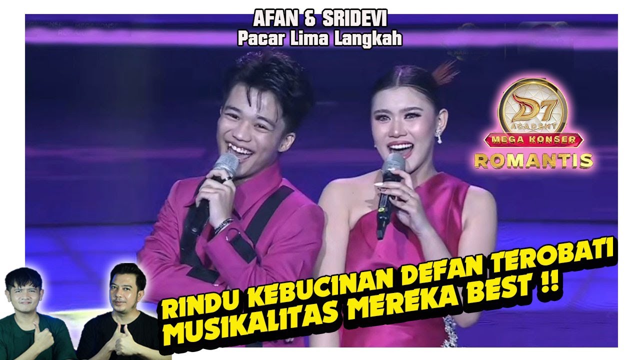 Terobati rindu kebucinan Defan Sridevi & Afan. Pacar lima langkah asik banget.