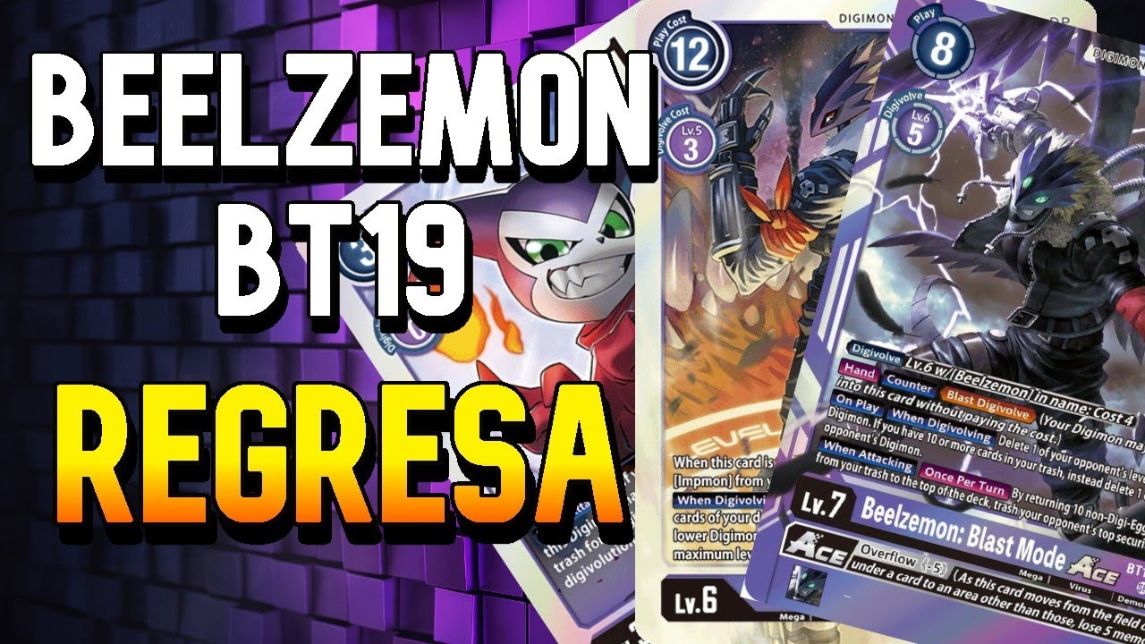 Deck Profile Beelzemon Bt19 2.0 | ¡Actualización! | Digimon Card Game