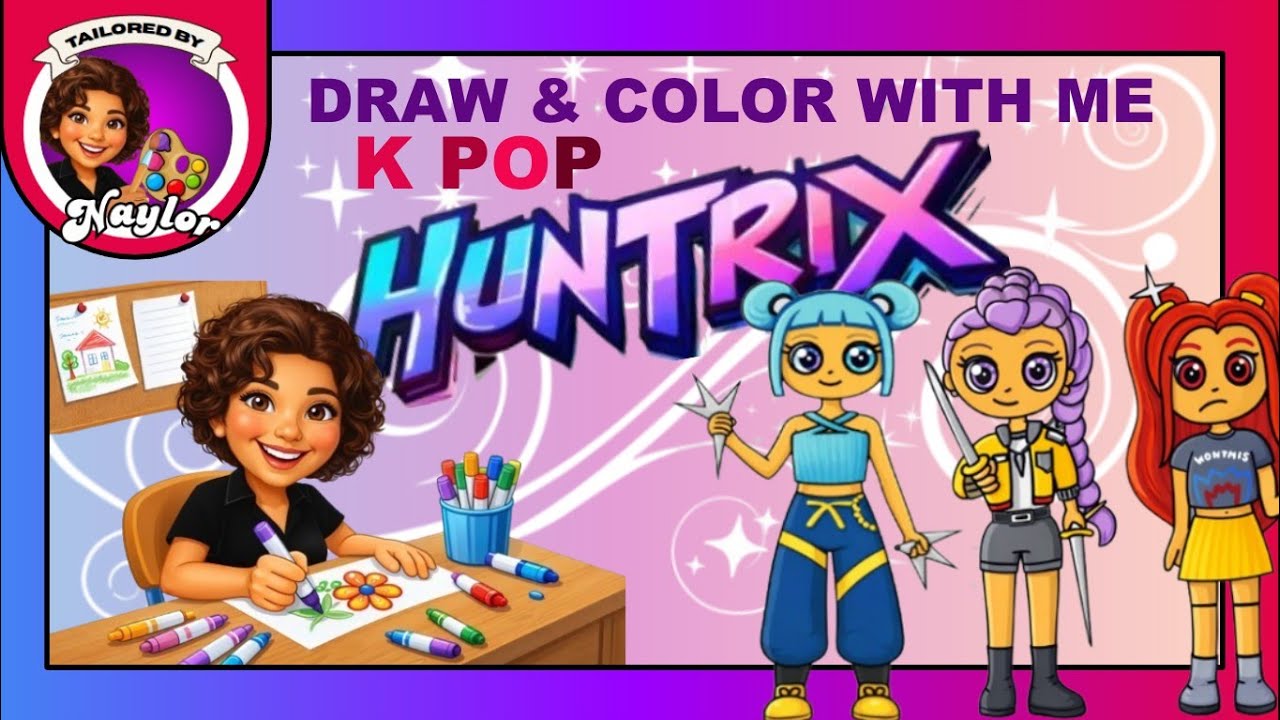 Draw With Me: KPop Huntrix