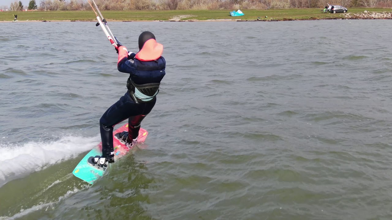 Kiteboarding Dunaj & Neusiedler see winter sesn 4K