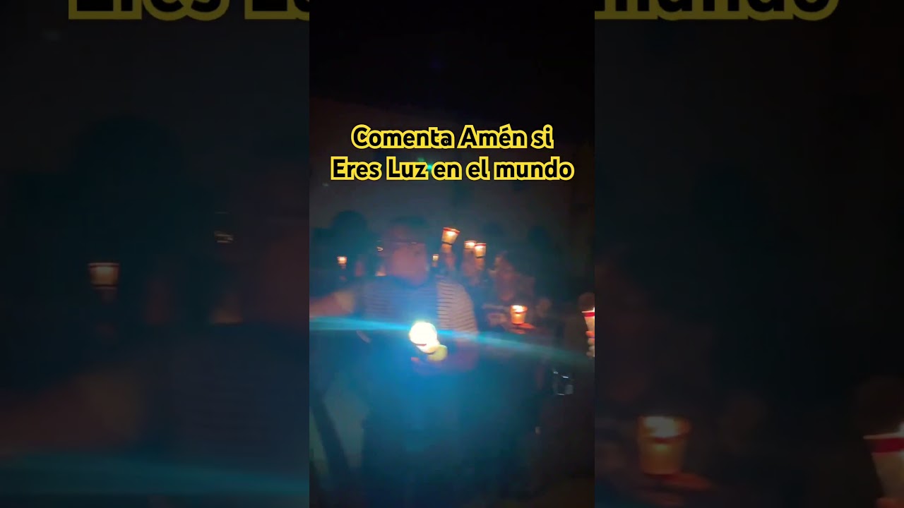 Comenta am&eacute;n si eres luz en el mundo.