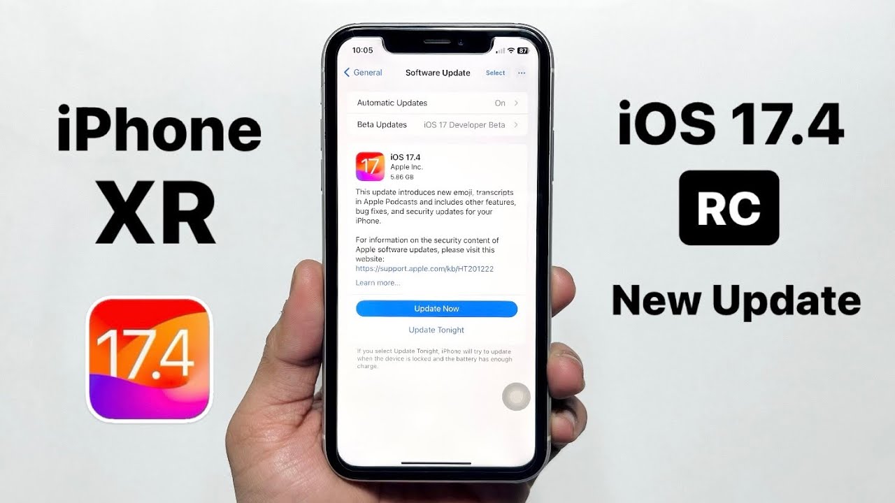 iOS 17.4 RC - How to Install IOS 17.4 RC on iPhone XR