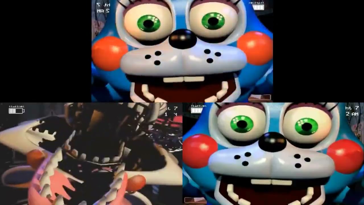 FNAF 1 - 4 have a Sparta Remix Triparison 1