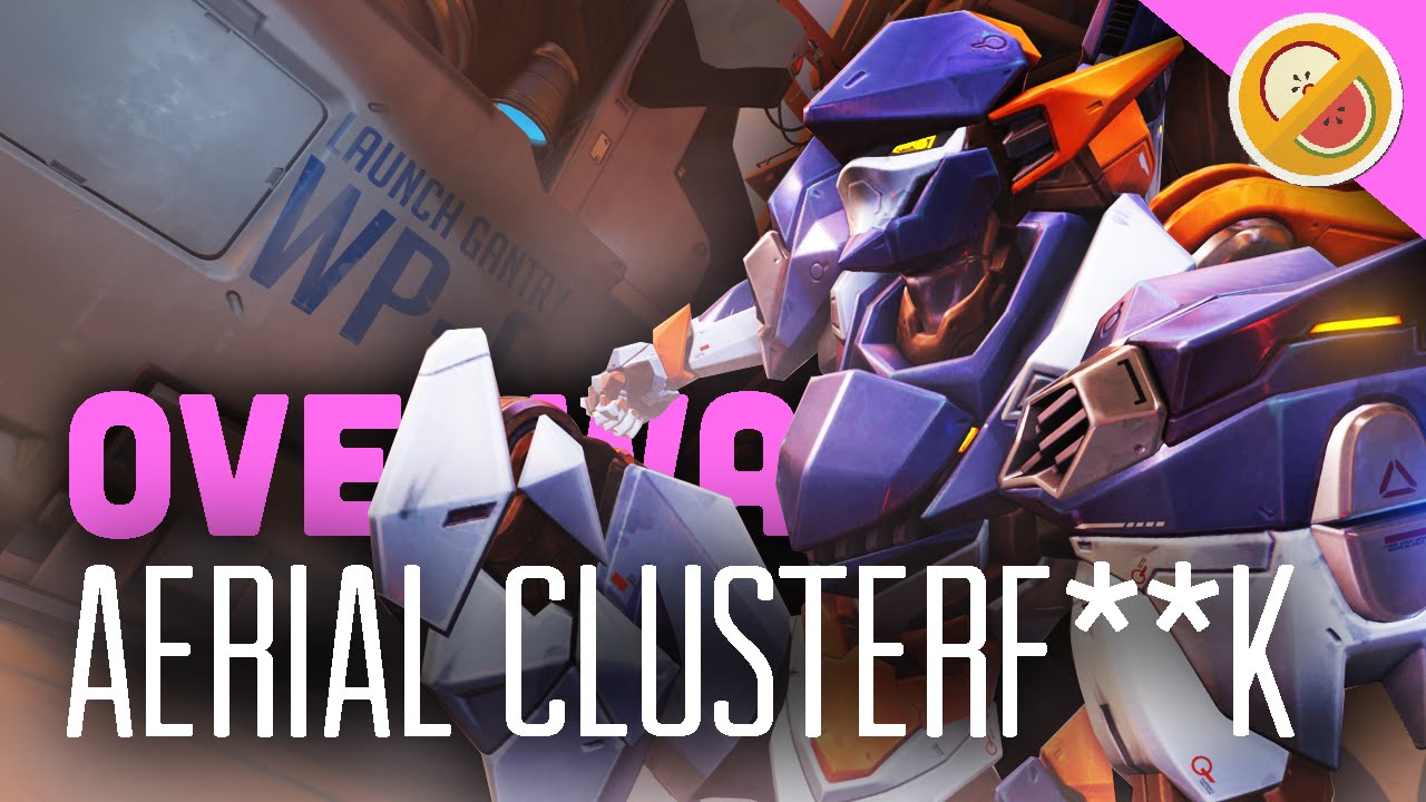AERIAL CLUSTERF**K WEEKLY BRAWL - Overwatch (Gameplay Funny Moments)