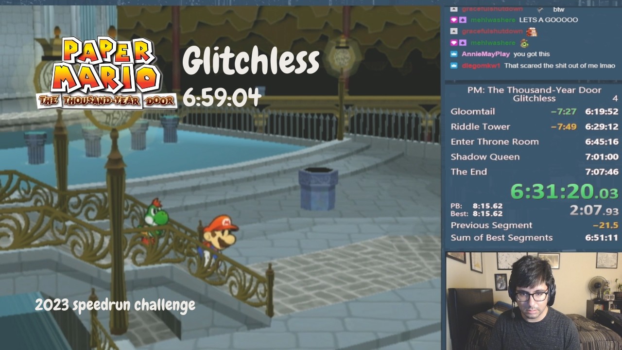 Paper Mario TTYD Glitchless in 6:59:04