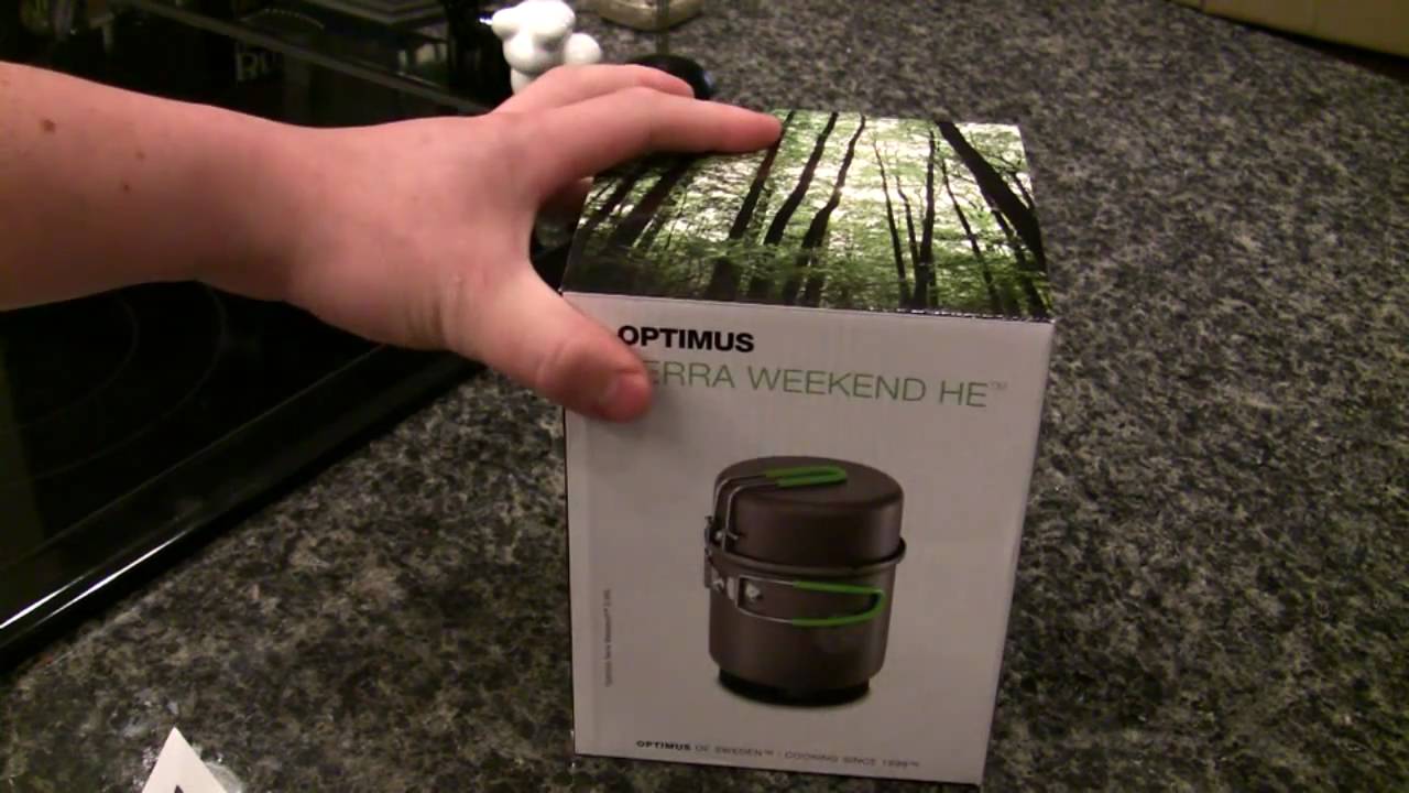 Optimus Terra Weekender 1L Cookset - Compact Wood Stove