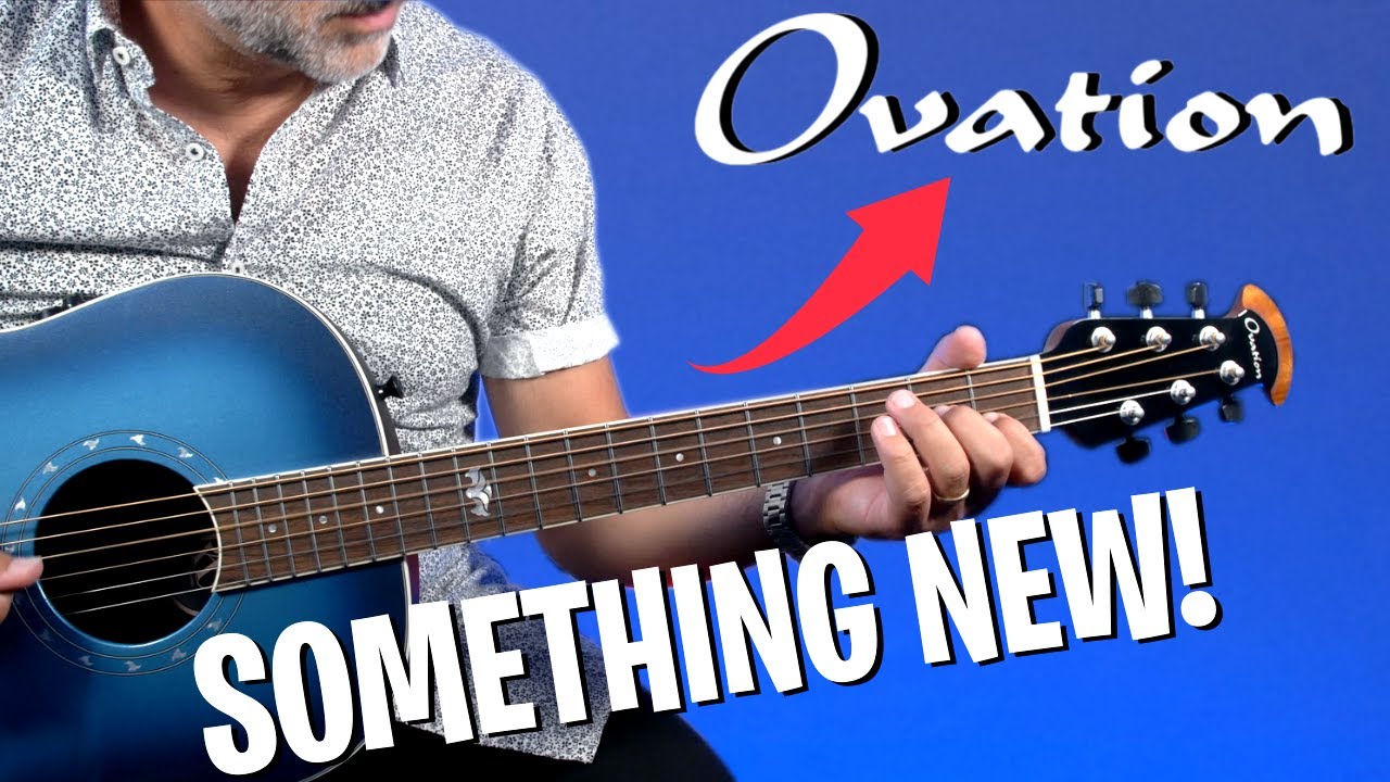 Playing the NEW Ovation Ultra Acoustic Guitar!