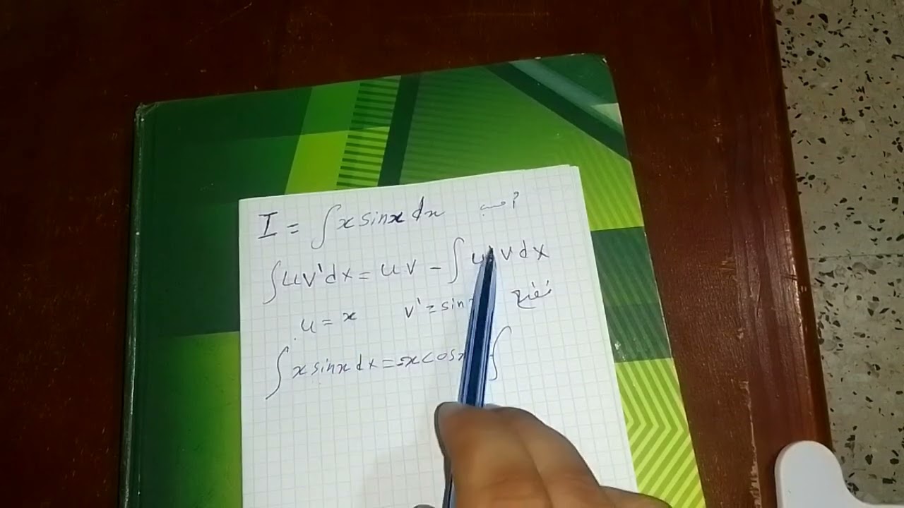 (3) التكامل بالتجزئة integration by parts  math2