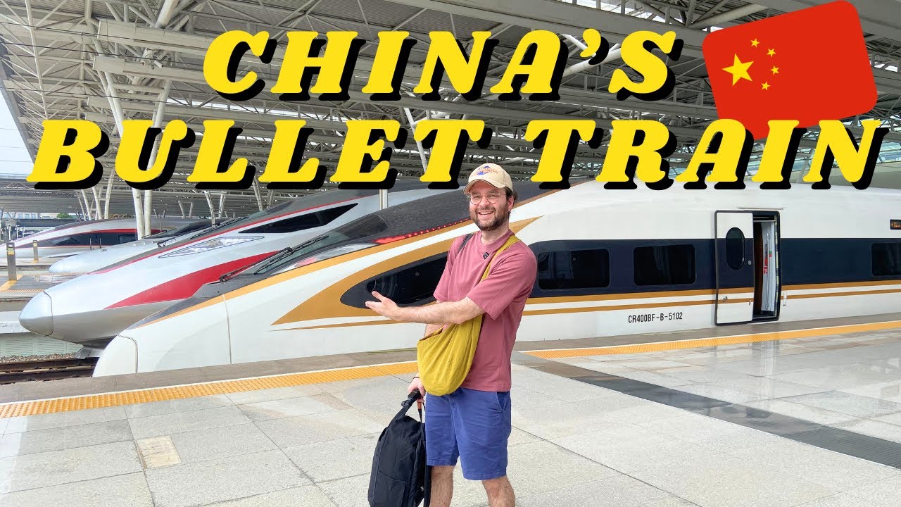 Второй класс самого быстрого поезда Китая! Из Шанхая в Пекин🇨🇳🇬🇧