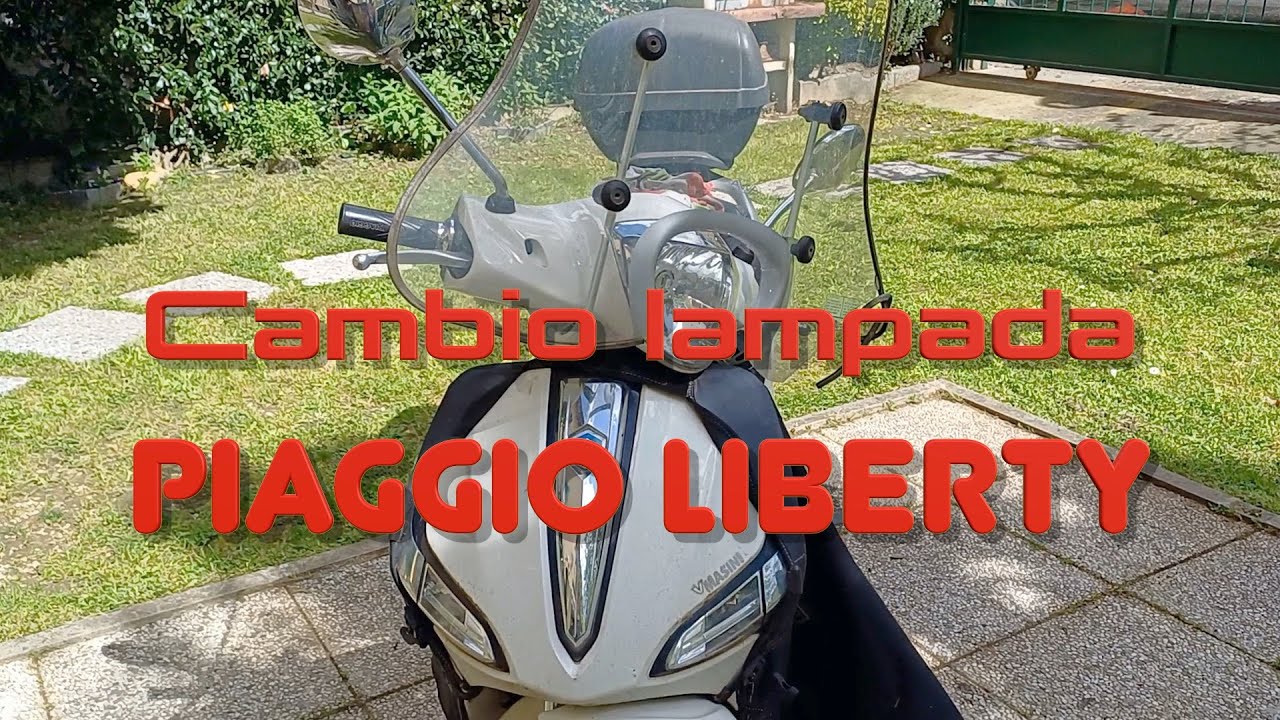 Sostituzione lampada anteriore Piaggio Liberty
