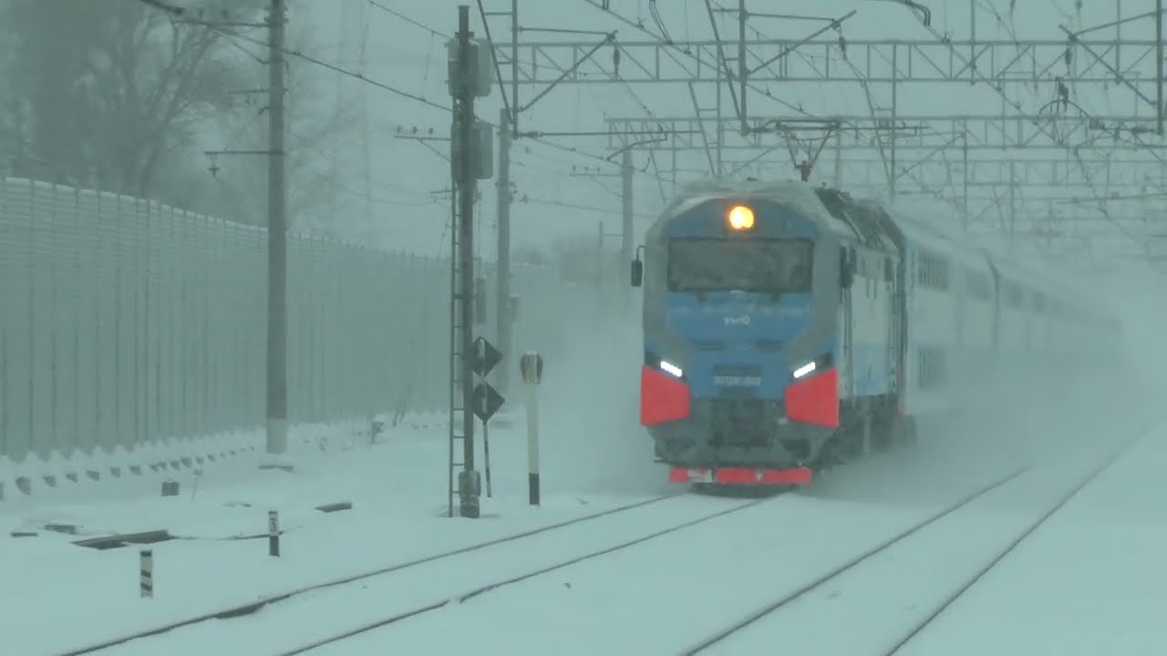 Поезда на ст. Славянка 2025 год