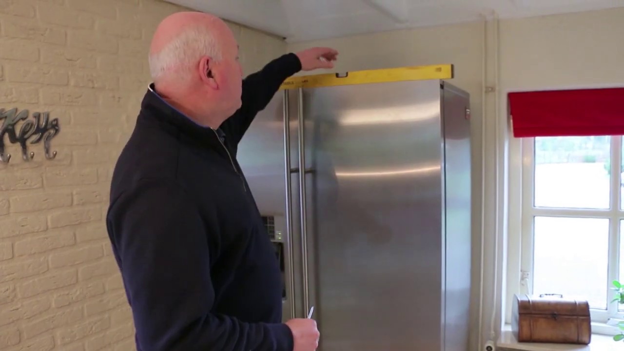 Wie mann einen Amerikanischer Side by Side Kühlschrank stellen muss - General Electric IO Mabe