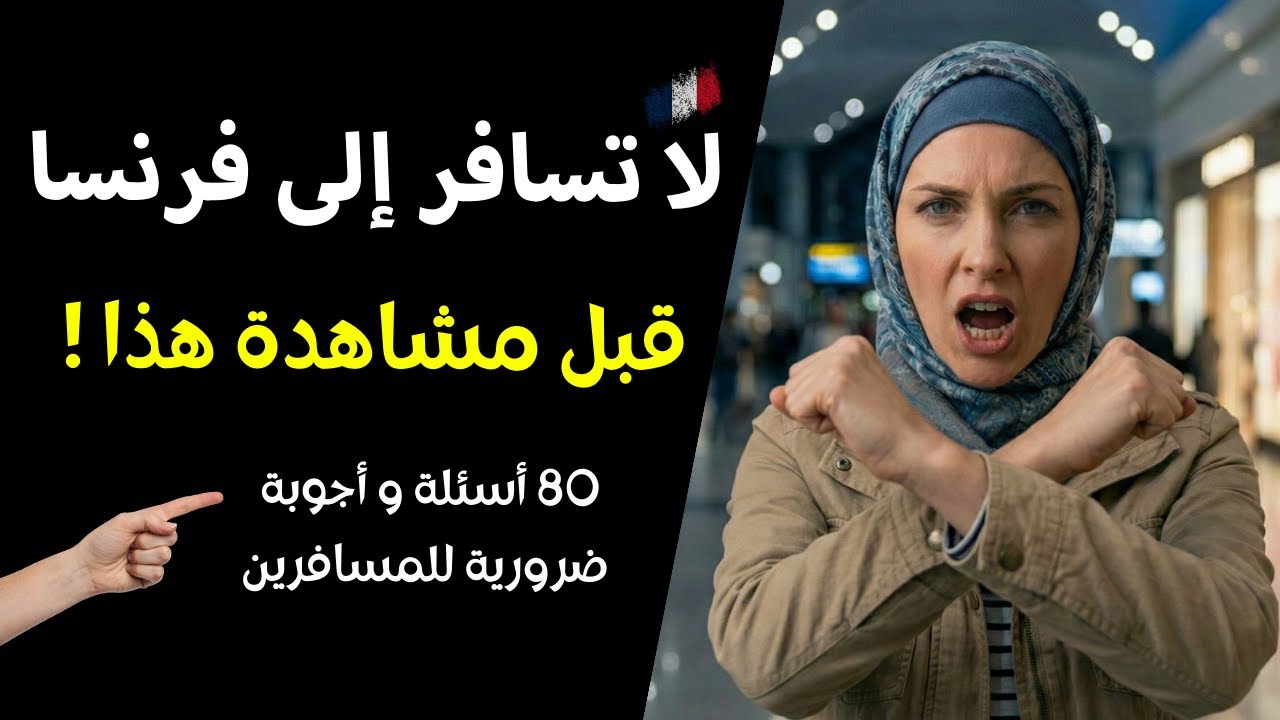 لا تسافر قبل أن تتعلم الفرنسية | دليلك الشامل للسفر: فندق، سوق، وطبيب  🇫🇷✈️