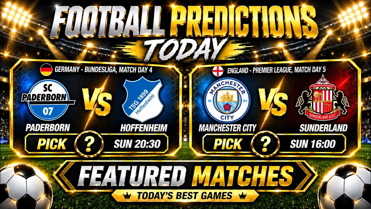 Football Predictions Today ⚽ 12 Best Bets & Soccer Tips