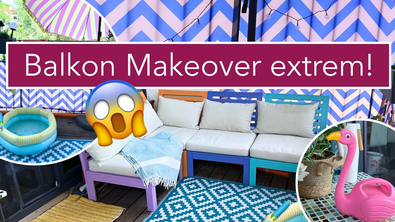 🌼 Mein LETZTES Balkon Makeover - EXTREME! 🦩