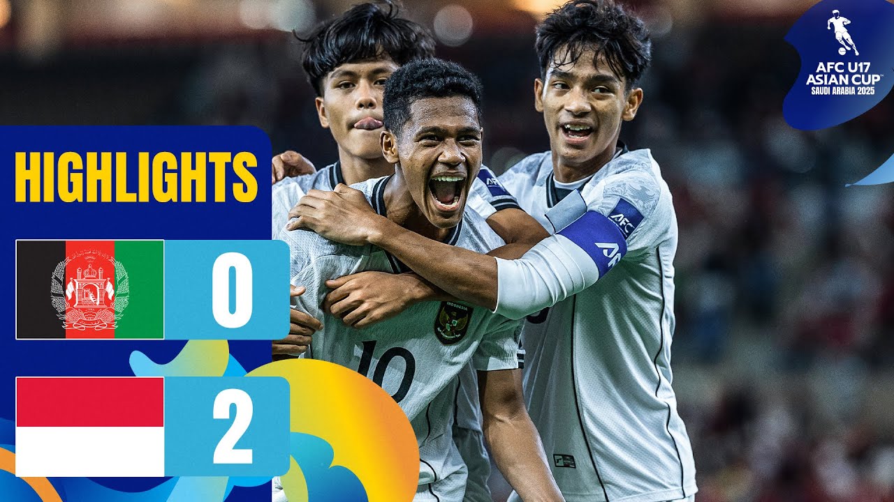 Afghanistan vs. Indonesia | Highlights | AFC U17 Asian Cup&trade; 2025