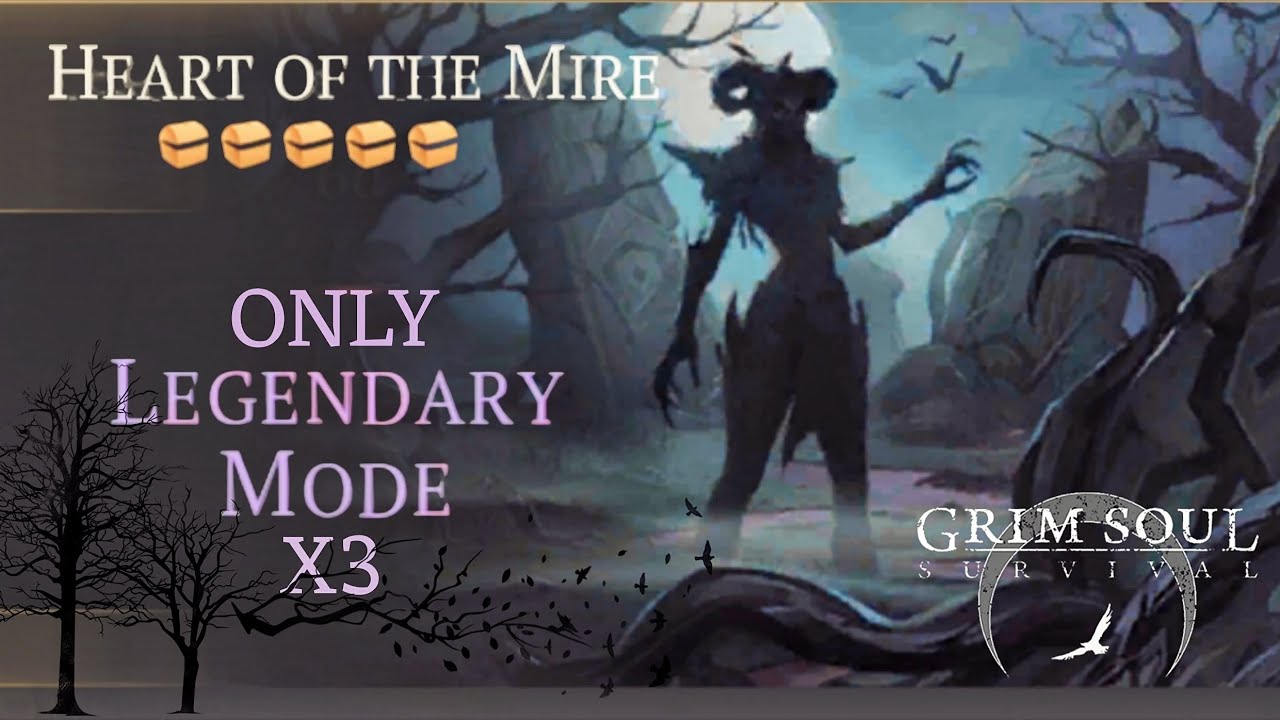 Grim Soul - Vragna X3 ❗Heart Of The Mire, Legendary Mode⁉️