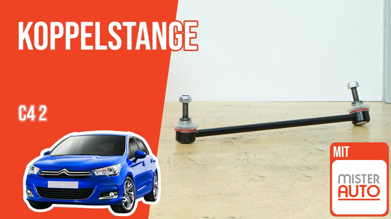 Wie Citroën C4 2 Koppelstange / Pendelstütze wechseln 🚗