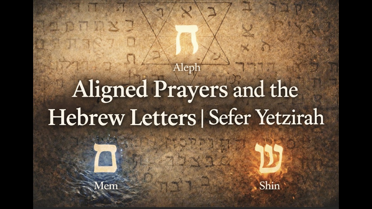 Aligned Prayers and the Power of Hebrew Letters | Sefer Yetzirah