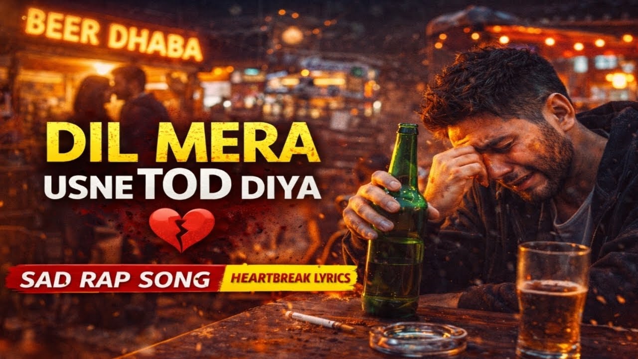 Dil Mera Uska Deewana 💔 | Heart Broken Sad Rap Song 2026 | Emotional Hindi Rap