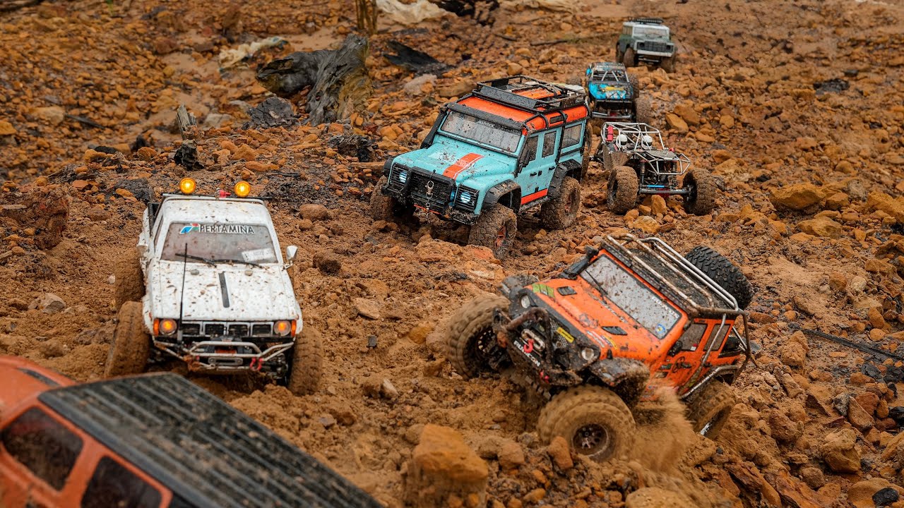 Weekend Offroad Di Trek Gedung Kesenian Balikpapan | RC Adventure 1/10 Scale Indonesia SCX10 RGT