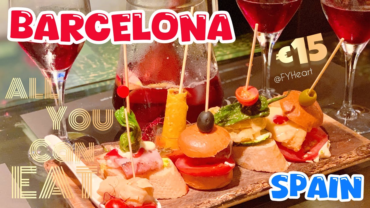 €15 AYCE TAPAS FEAST, PAELLA, DESSERT in BARCELONA: WORTH EVERY CALORIE!