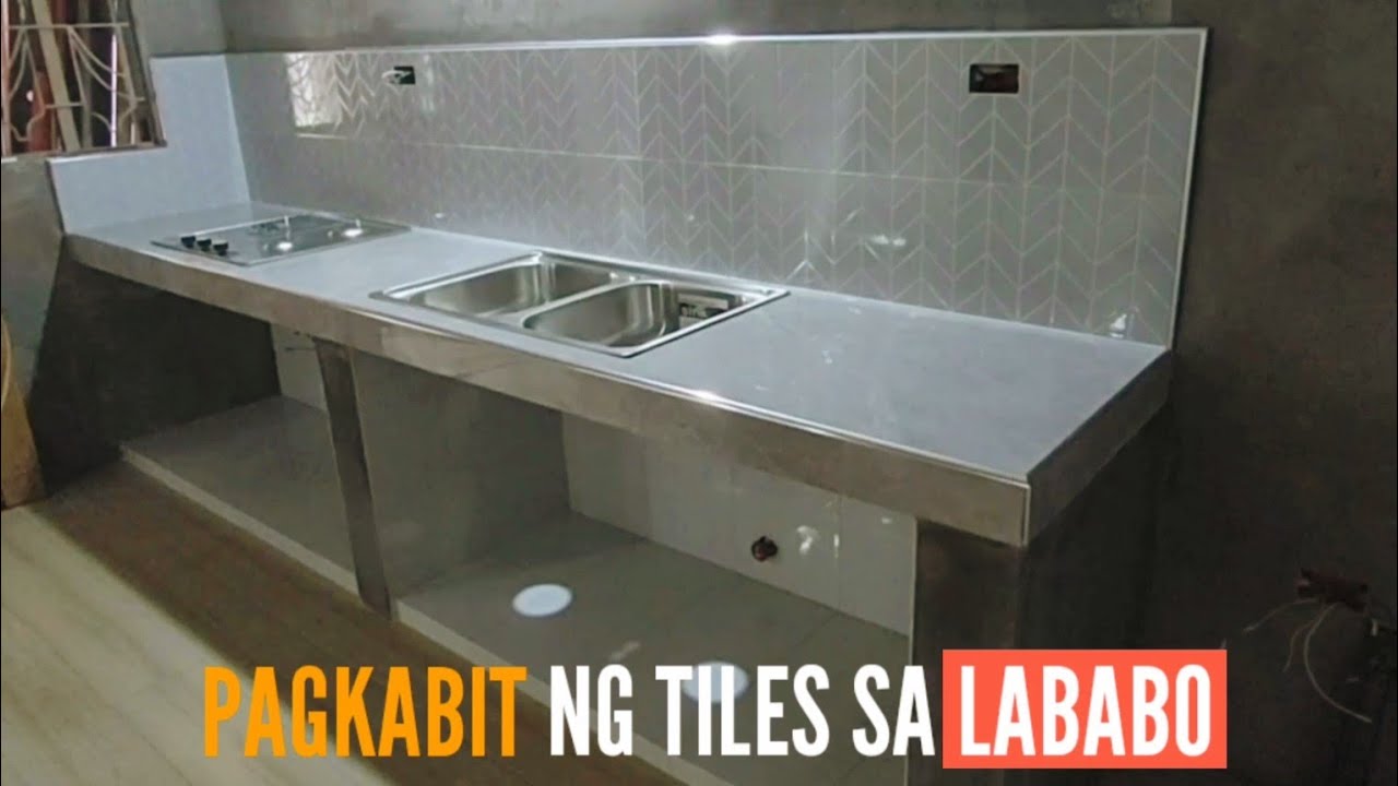 PAGKABIT NG 60cmx120cm NA TILES SA LABABO