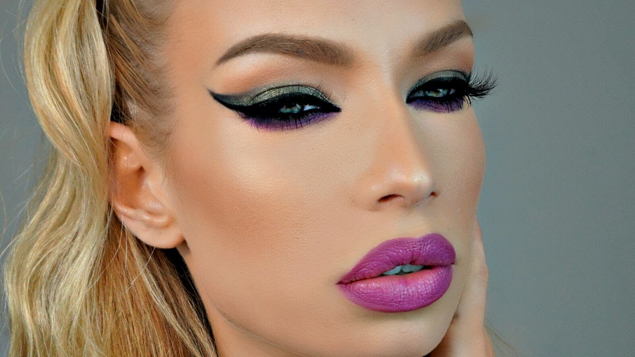 Purple and Green Eyeshadow Tutorial / ABH Artist Palette