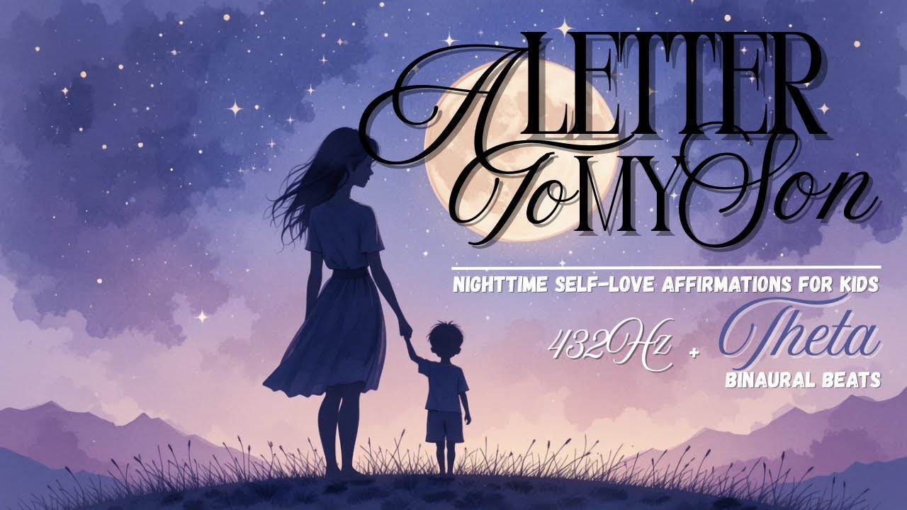 A Letter to My Son | Nighttime Self-Love Affirmations for Kids with 432Hz Sleep Music OLD
